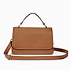Caramel Perforated Faux Leather
