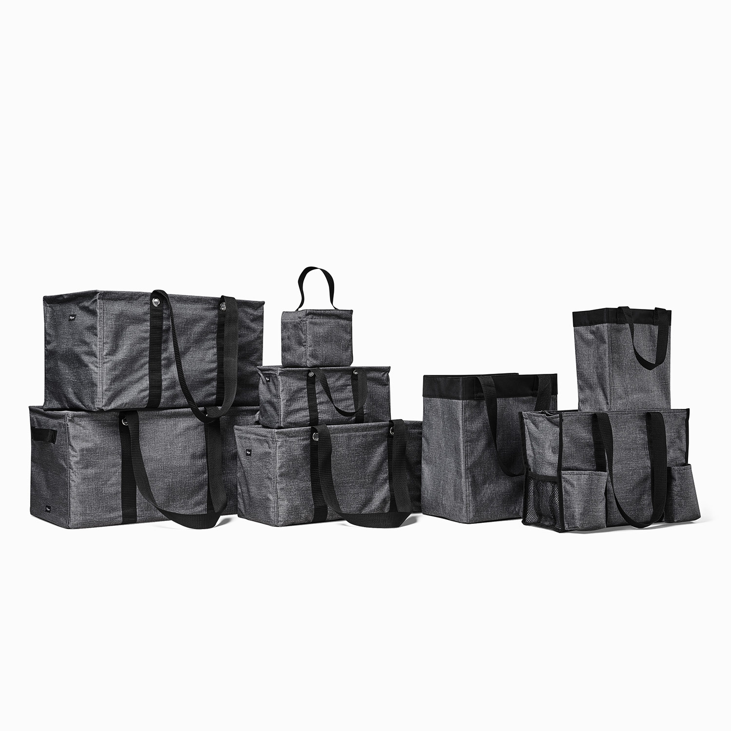 Charcoal Crosshatch - Large Utility Tote - Thirty-One Gifts 