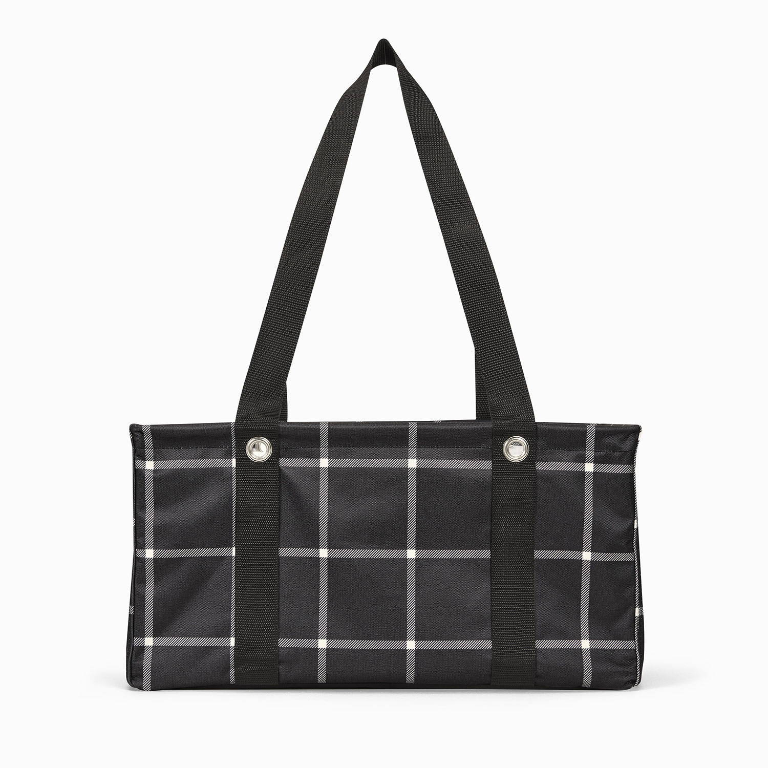 Charcoal Crosshatch - Medium Utility Tote - Thirty-One Gifts