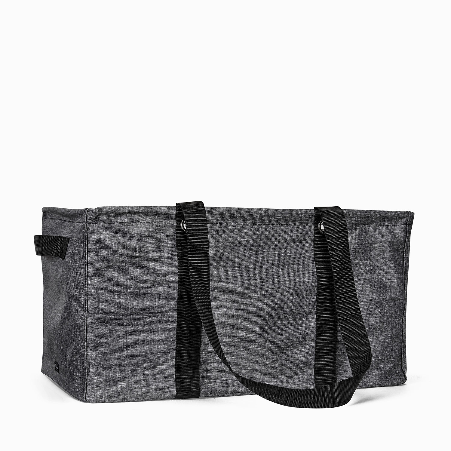 Thirty-One Deluxe Utility Tote in Charcoal Crosshatch - No Monogram - 4441