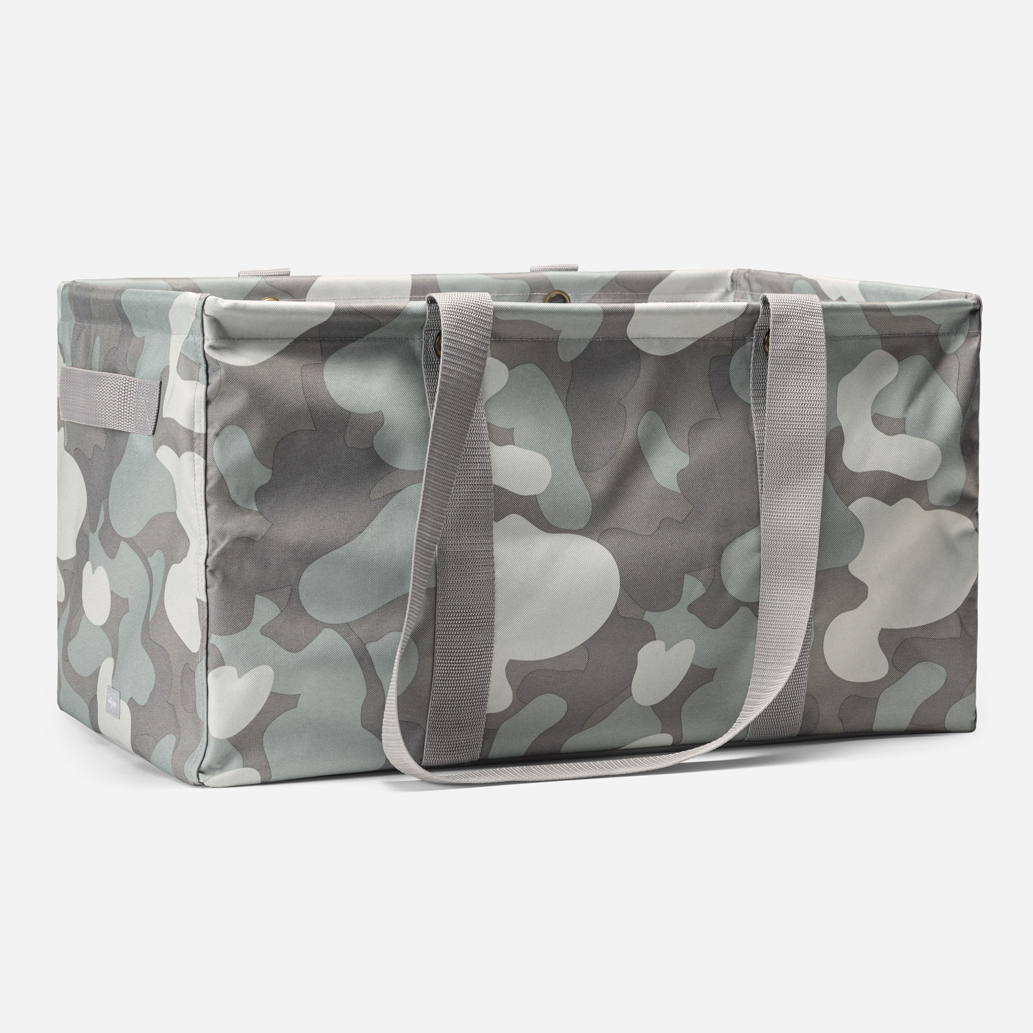 Thirty One 31 LARGE Utility Tote LUT in Camo Crosshatch Package NEW In Package 