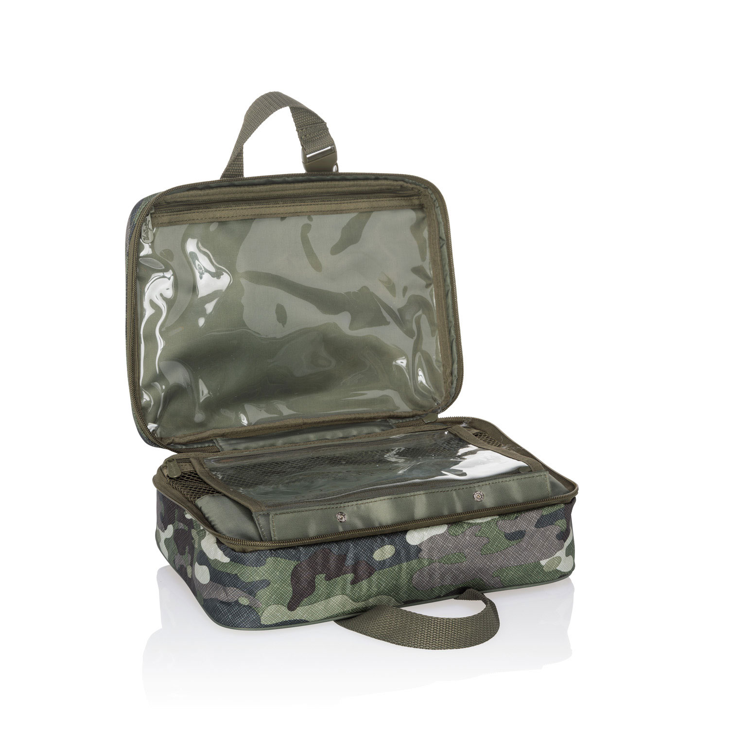 Camo Crosshatch Fold Up Travel Bag Thirty One Gifts