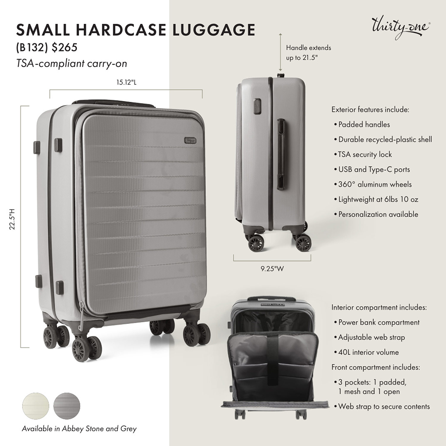 30 hard cheap case luggage