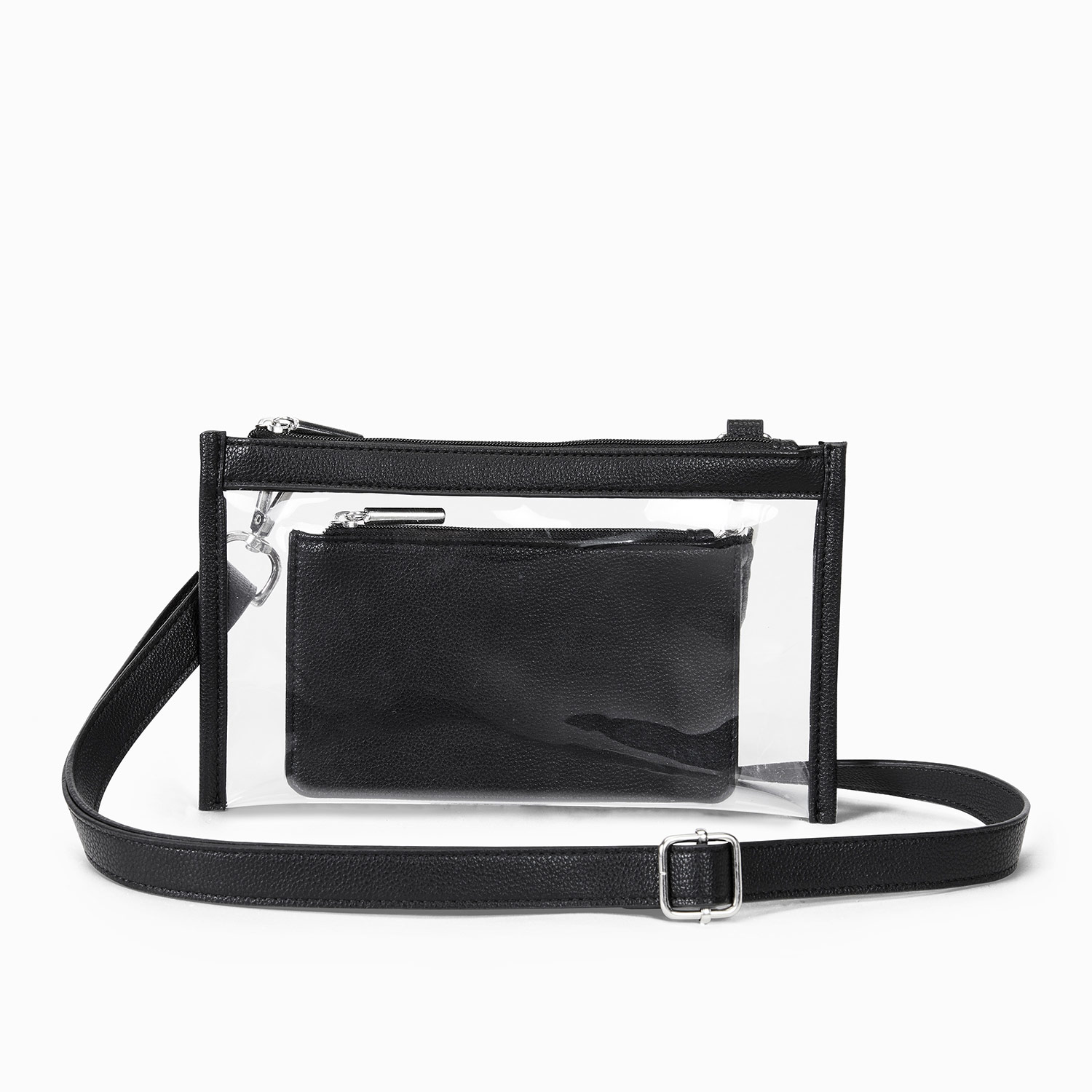 Clear with Black Smooth Pebble - Clear Crossbody - Thirty-One Gifts -  Affordable Purses, Totes & Bags