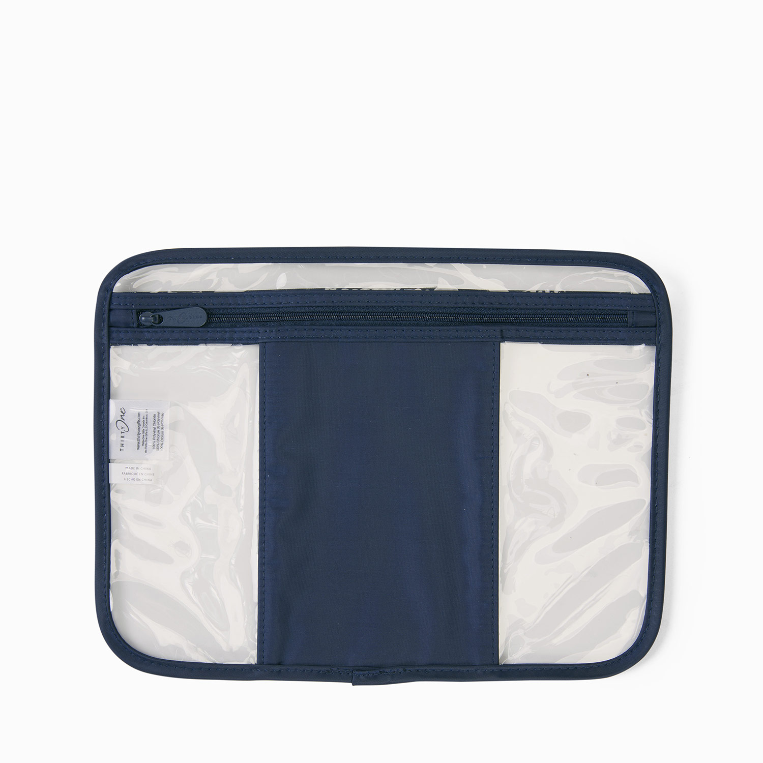 Navy Clear Utility Pocket Insert Thirty One Gifts Affordable