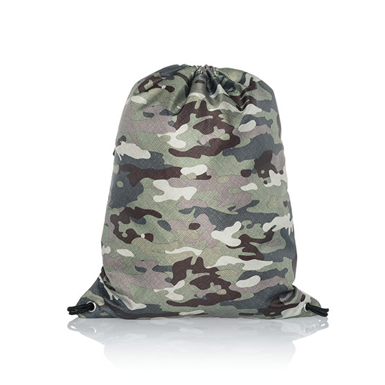 camo cinch bag