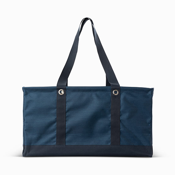 Large Utility Tote - Navy Texture