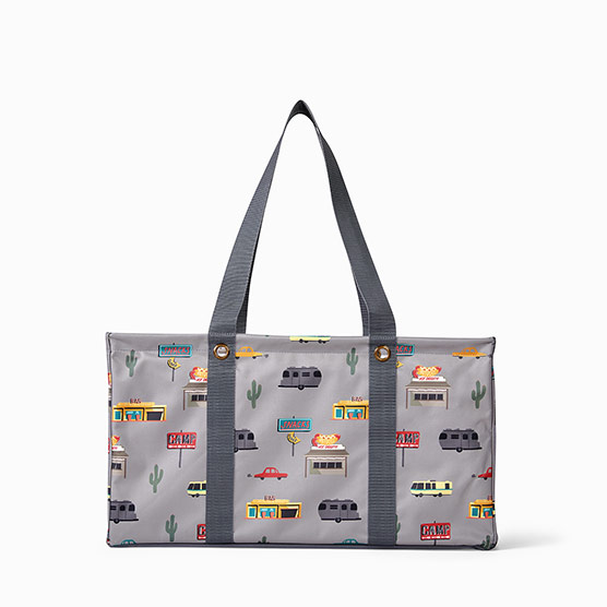 Large Utility Tote - Cactus Campers