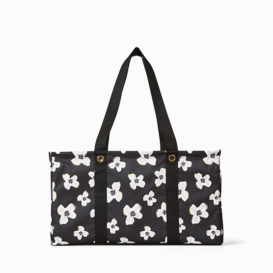 Large Utility Tote - Scattered Flowers