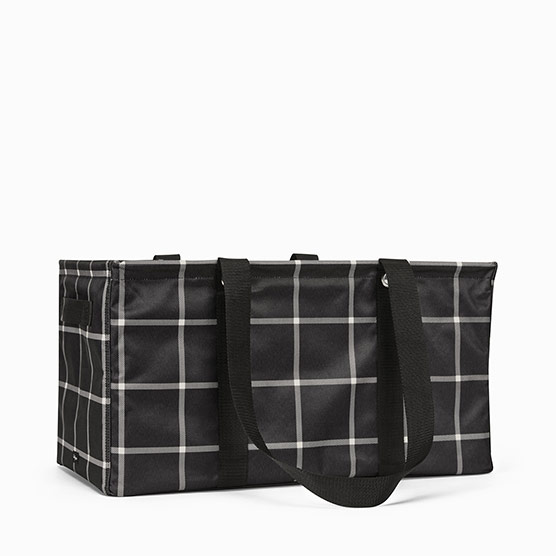 THIRTYONE DELUXE UTILITY TOTE—-BRUSHED CHECK - NEW