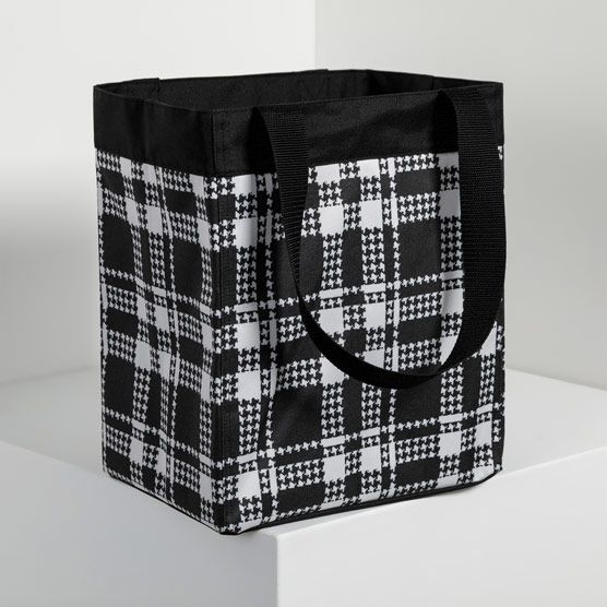 pedro houndstooth tote