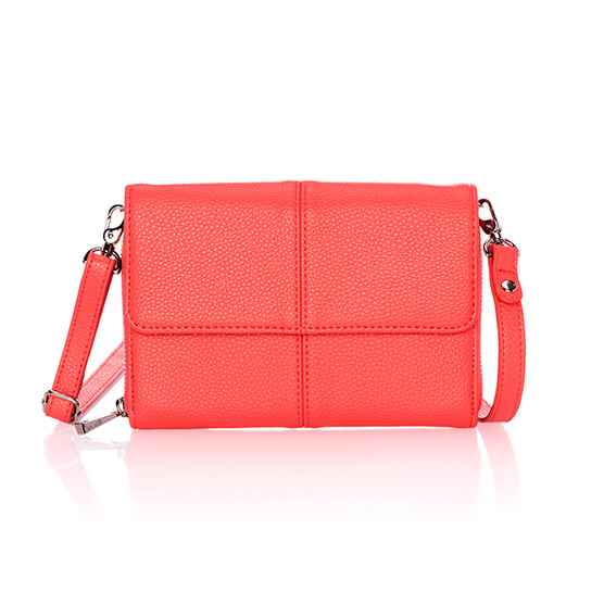 coral purse