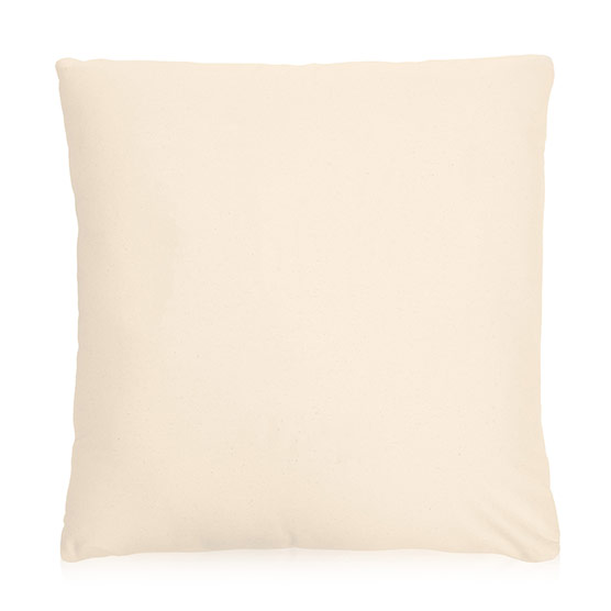 Statement Canvas Pillow Cover 24x24 - Natural
