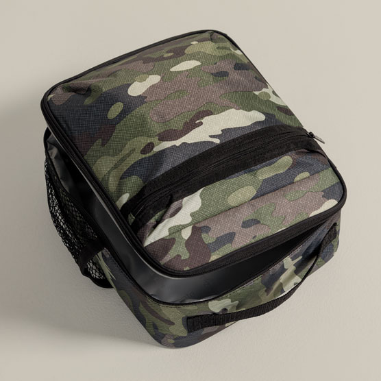 camouflage lunch bag