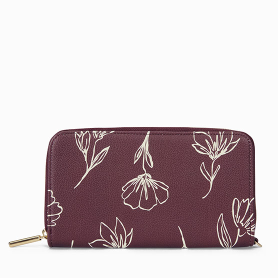 Sketched Floral Smooth Pebble - All About The Benjamins - Thirty-One Gifts  - Affordable Purses, Totes & Bags