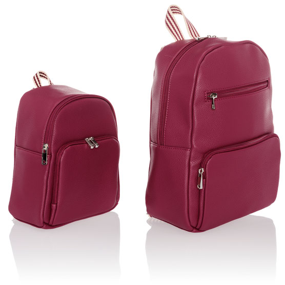 Thirty One Festival Mini Backpack 9413 in Crushed Berry Pebble 