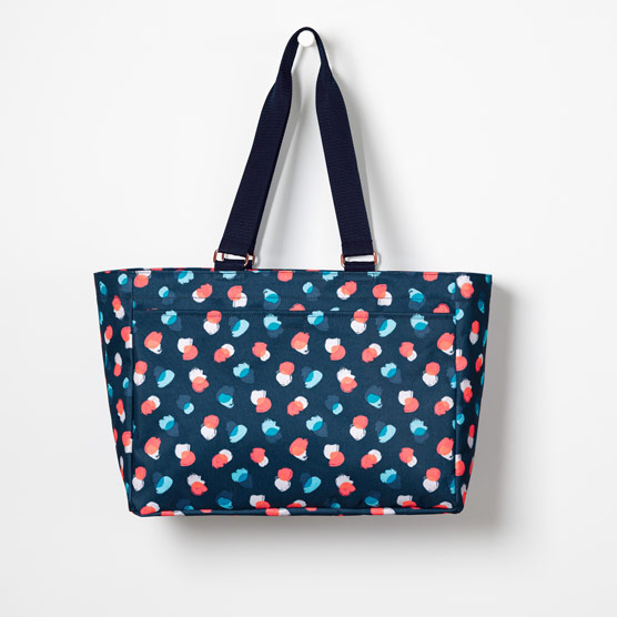 Thirty One All in Organizer mini tote bag 31 gift in Pink Lotsa Dots