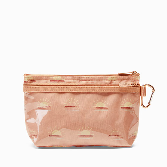 Clear Clip Pouch - Morning Rays
