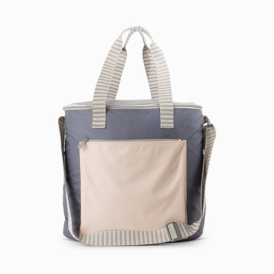 Round About Cooler Tote - Grey Colorblock