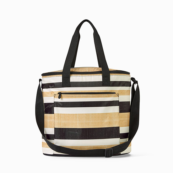 Round About Cooler Tote - Bold Stripe