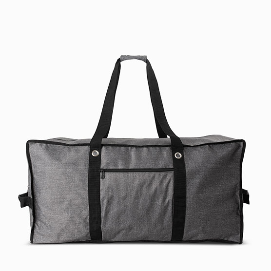 Extra Large Storage Tote - Charcoal Crosshatch