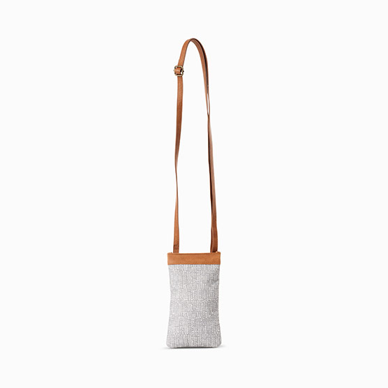 Dialed In Phone Purse - Textured Grey
