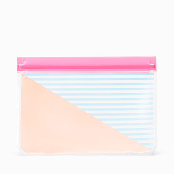 Reusable Snack Bag–Medium - Neon Colorblock
