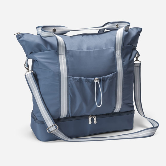 Deluxe Travel Tote - Soft Blue