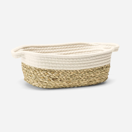 Small Rope Basket - Natural Woven Basket
