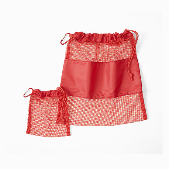 Mesh Pouches 2-Pack - Coastal Red Mesh