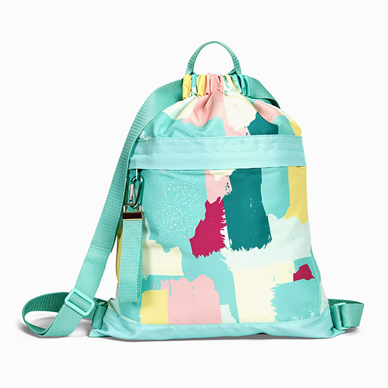 Essential Cinch Backpack - Painted Streaks