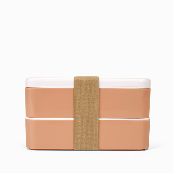 Bento Box - Coral Peach Colorblock