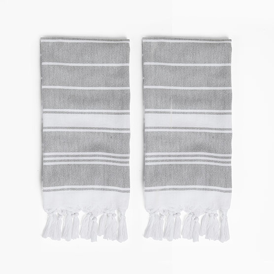 Tea Towels 2-Pack - Moonstone Stripe