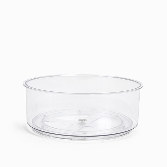 Small Clear Rotating Caddy - Clear