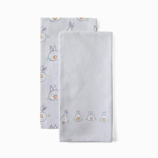 Tea Towels 2-Pack - Bunny Tails