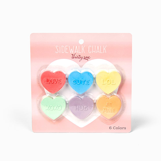 Heart Chalk - Pink Ombre