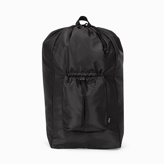 Drawstring Laundry Bag - Black