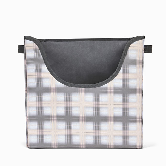 Your Way ® Easy Grab Bin - Pale Pink Plaid