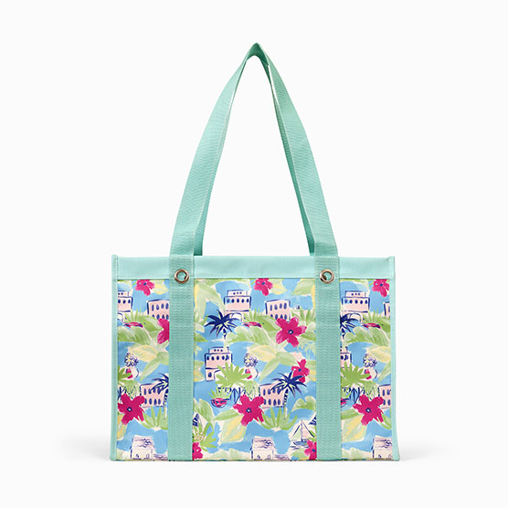 Wearable Large Utility Tote - Tropical Getaway